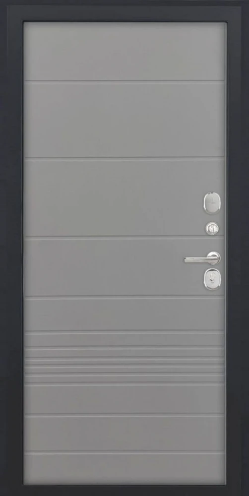 Входная дверь ДвериПРО Модель L-46 ФЛ-700 (10мм, ясень грей) DPRO201093 внутренняя сторона